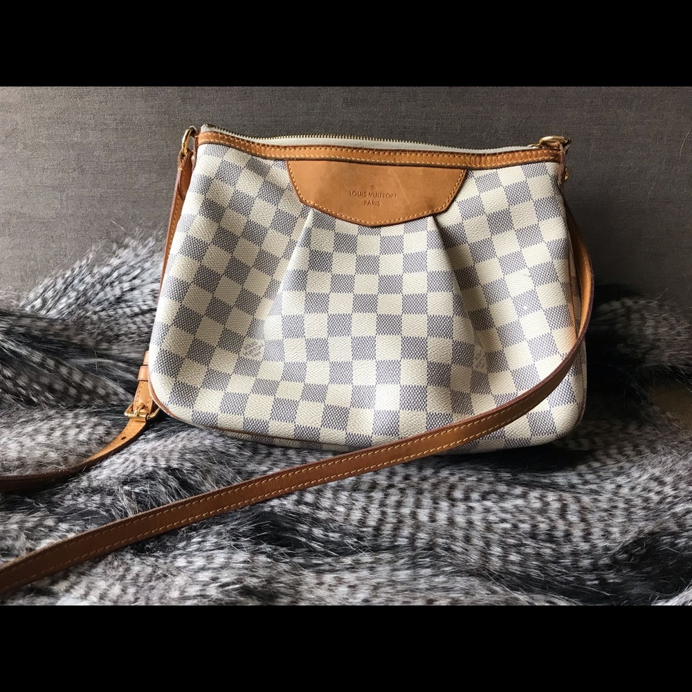 USED Damier Azur Siracusa pm.